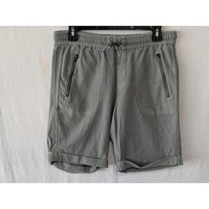Athleta Farallon 9" Bermuda Shorts w/ Draw String Green Women's Size 4